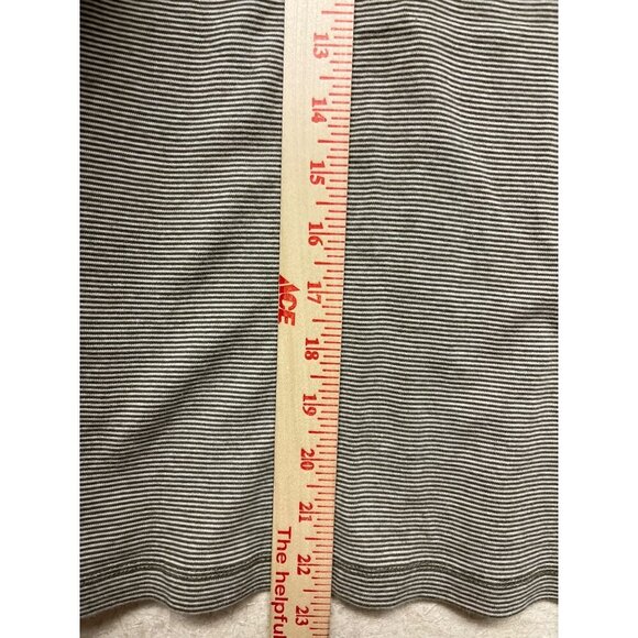 Lauren Ralph Lauren Women's Green Stripe Button Detail Short Sleeve Top Size 2X - Picture 6 of 8